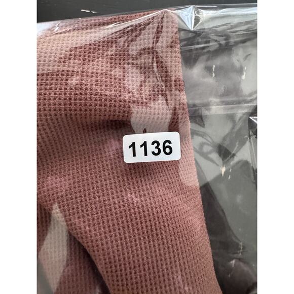 Offline by Aerie Real Me Brown Flare Waffle Leggings Pants Sz S - Picture 4 of 4